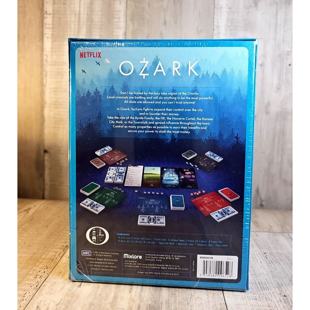 Ozark Money Influence & Control Board Game Netflix MRC New Factory Sealed Comple